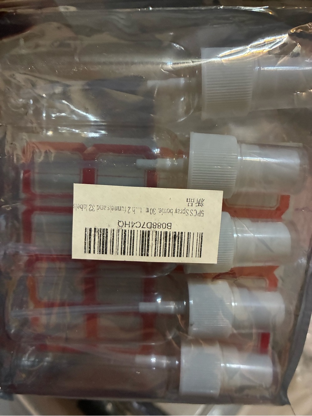 Universal White Replacement Spray Bottle Nozzle (4-Pack)